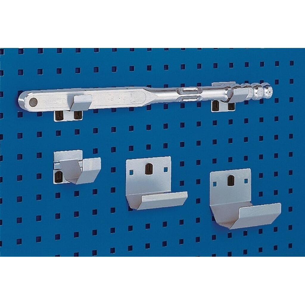 Produktabbildung: bott Rohrhalter, verzinkt, D60xB35mm, 2St./Btl., passend für Lochplatten