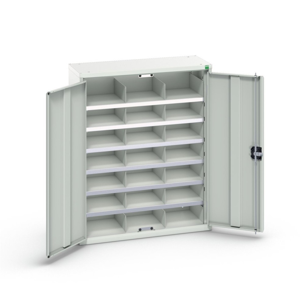 Produktabbildung: bott verso Fächerschrank, mit 21 Abteilen, BxTxH: 800 x 350 x 1000 mm