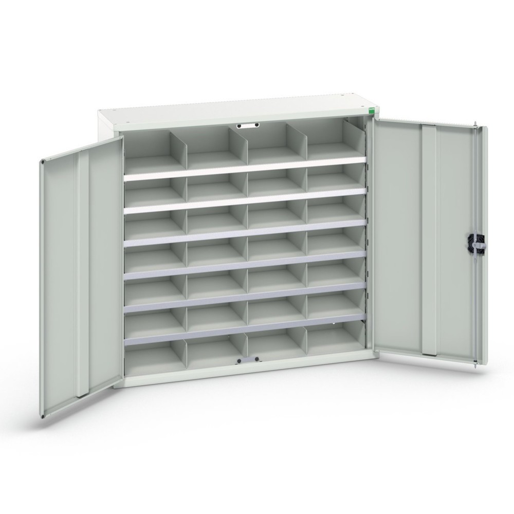 Produktabbildung: bott verso Fächerschrank, mit 28 Abteilen, BxTxH: 1050 x 350 x 1000 mm