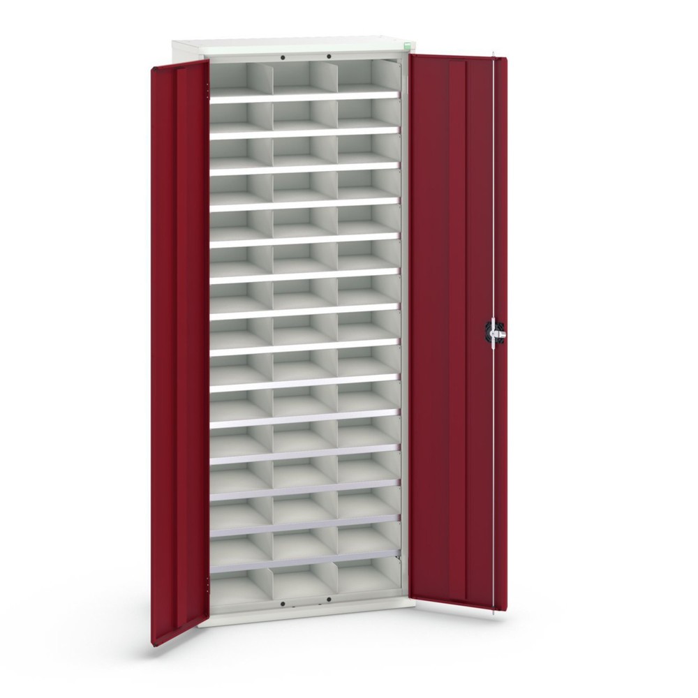 Produktabbildung: bott verso Fächerschrank, mit 45 Abteilen, BxTxH: 800 x 350 x 2000 mm