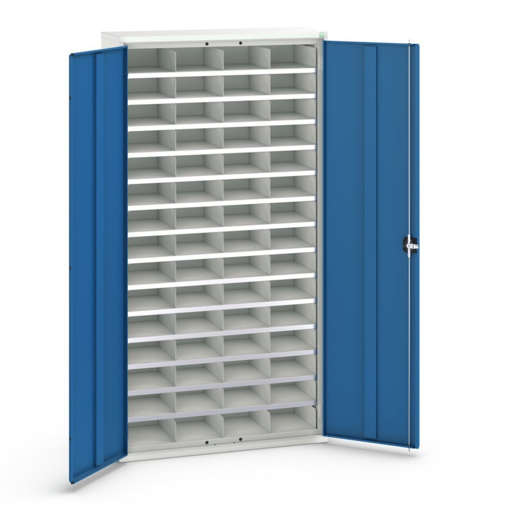 Produktabbildung Nr. 1: bott verso Fächerschrank, mit 60 Abteilen, BxTxH: 1050 x 350 x 2000 mm