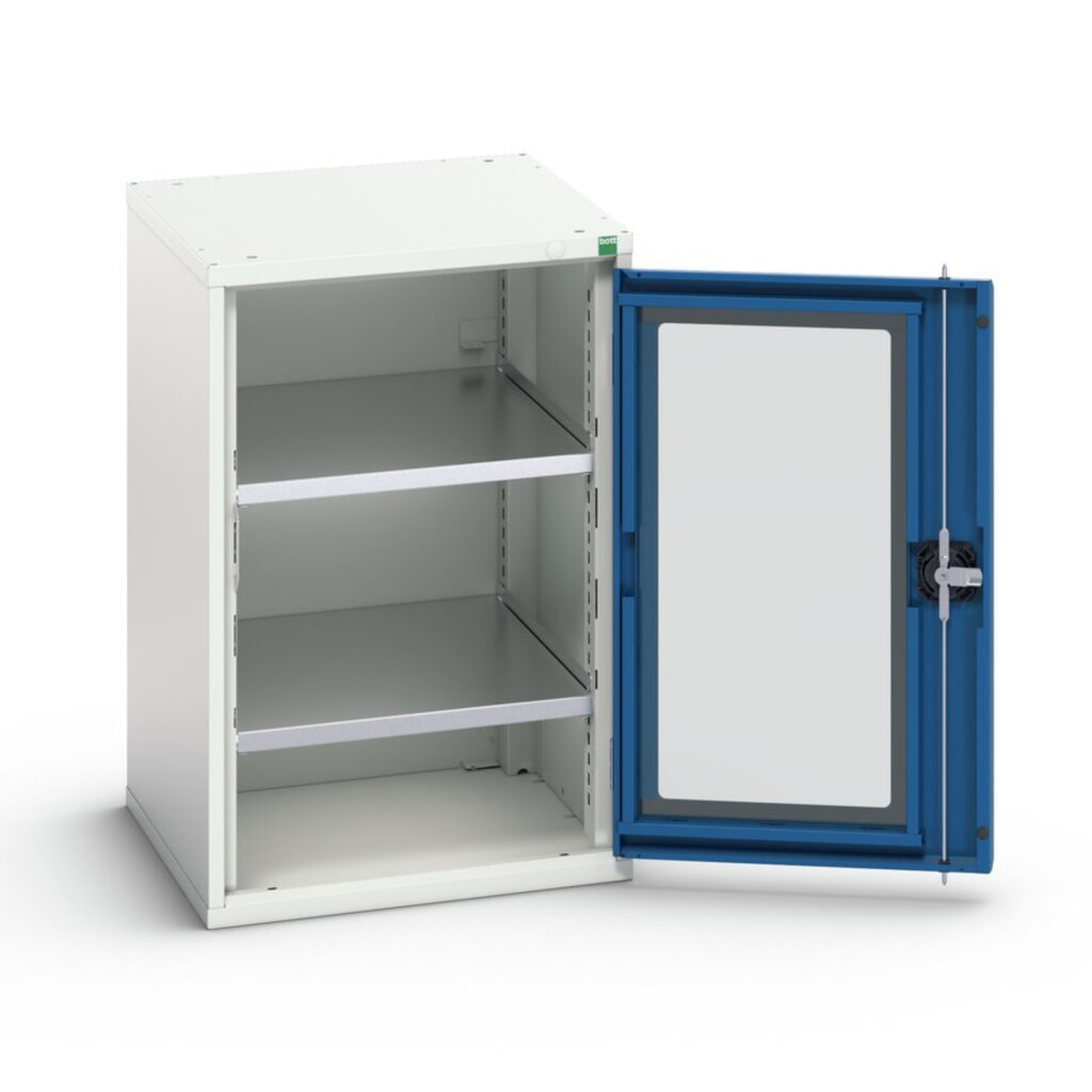 bott verso Fenstertür-Schrank, mit 2 Fachböden, BxTxH: 525 x 550 x 800 mm Produktabbildung: bott verso Fenstertür-Schrank, mit 2 Fachböden, BxTxH: 525 x 550 x 800 mm