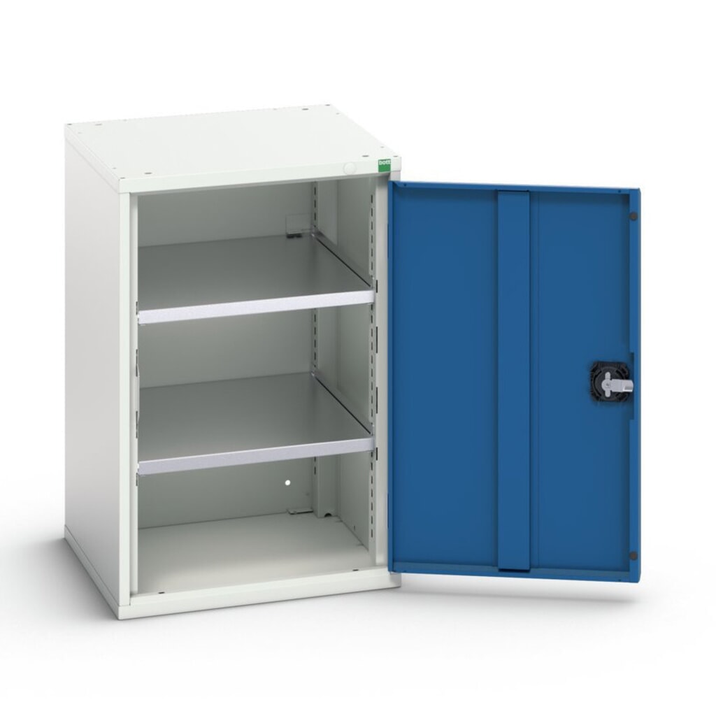 bott verso Beistellschrank, mit 2 Fachböden, BxTxH: 525 x 550 x 800 mm Produktabbildung: bott verso Beistellschrank, mit 2 Fachböden, BxTxH: 525 x 550 x 800 mm