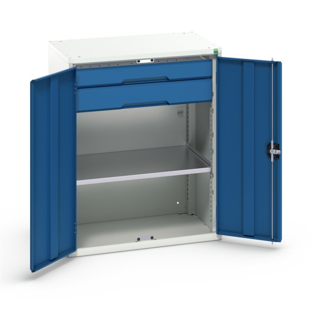 Produktabbildung: bott verso Beistellschrank mit Schubladen, mit 1 Fachboden und 2 Schubladen, BxTxH: 800 x 550 x 1000 mm