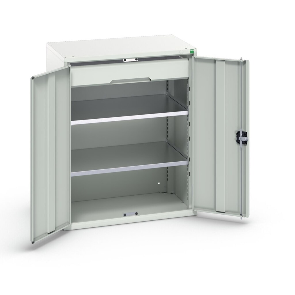 bott verso Beistellschrank mit Schubladen, mit 2 Fachböden und 1 Schublade, BxTxH: 800 x 550 x 1000 mm Produktabbildung: bott verso Beistellschrank mit Schubladen, mit 2 Fachböden und 1 Schublade, BxTxH: 800 x 550 x 1000 mm