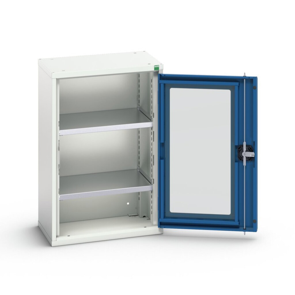 bott verso Beistellschrank mit Sichtfenster, mit 2 Fachböden, BxTxH: 525 x 350 x 800 mm Produktabbildung: bott verso Beistellschrank mit Sichtfenster, mit 2 Fachböden, BxTxH: 525 x 350 x 800 mm