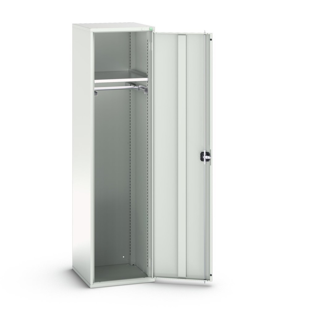 Produktabbildung: bott verso Garderobenschrank, mit 1 Fachboden und 1 Kleiderstange, BxTxH: 525 x 550 x 2000 mm