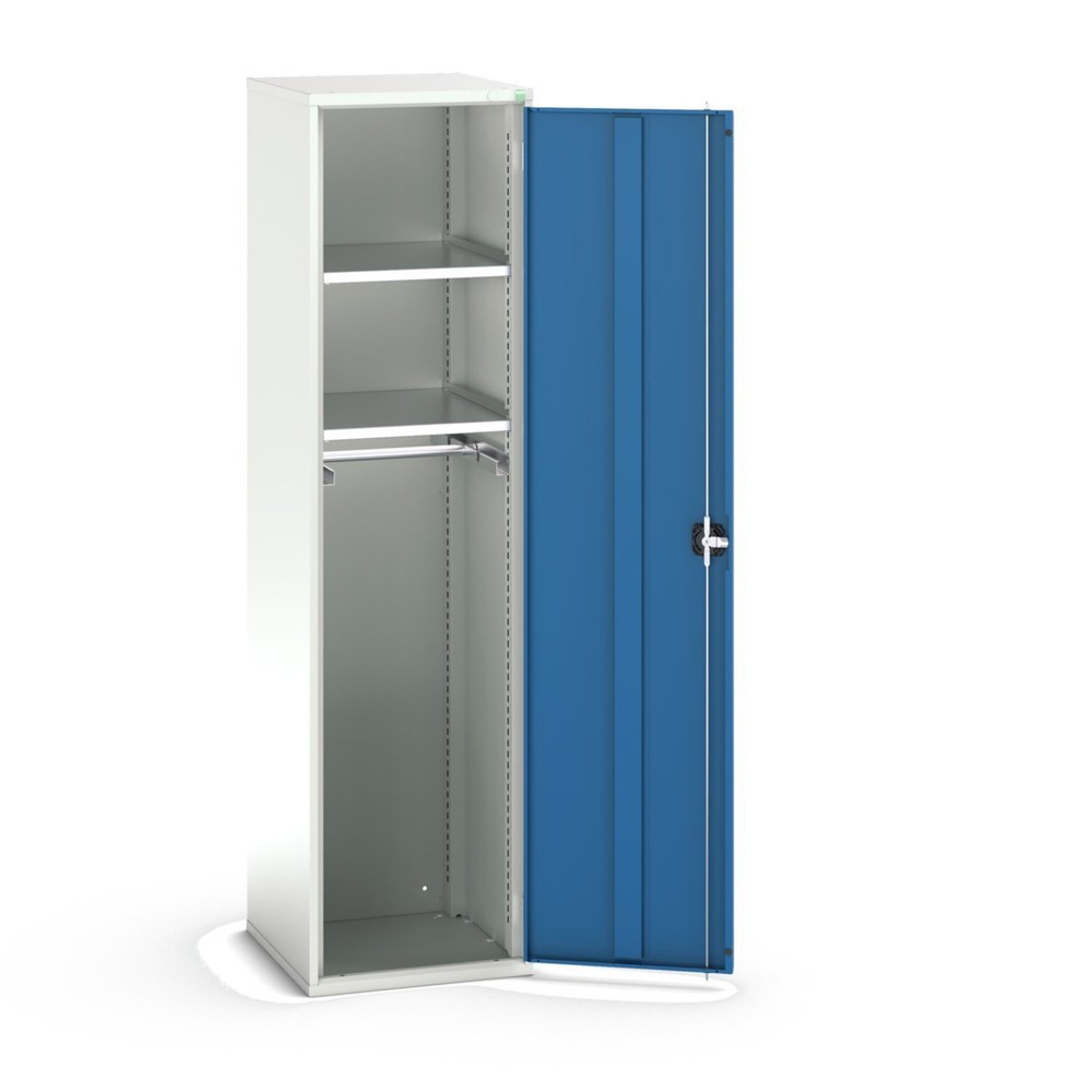 Produktabbildung: bott verso Garderobenschrank, mit 2 Fachböden und 1 Kleiderstange, BxTxH: 525 x 550 x 2000 mm