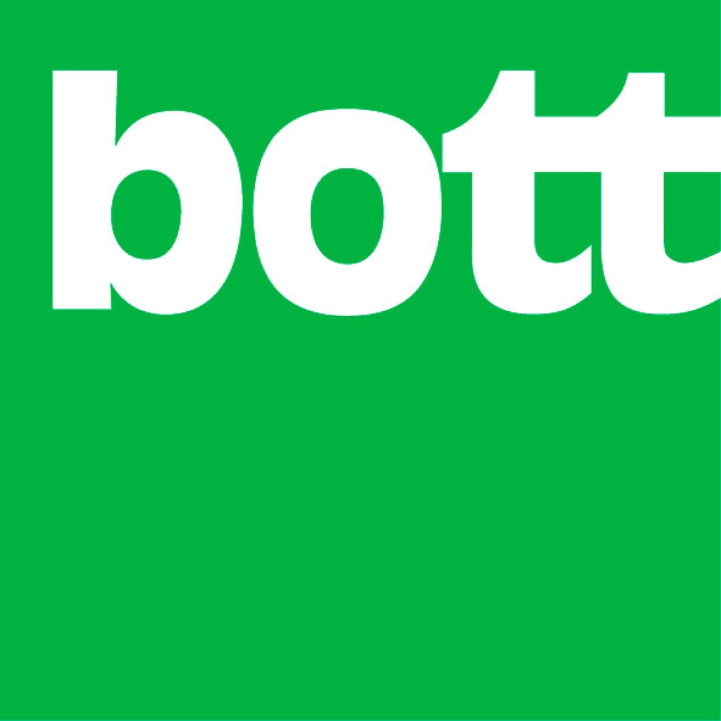 Produktabbildung: bott verso Magazinschrank, mit 8 Fachböden und 36 bottBoxen, BxTxH: 1050 x 350 x 1000 mm