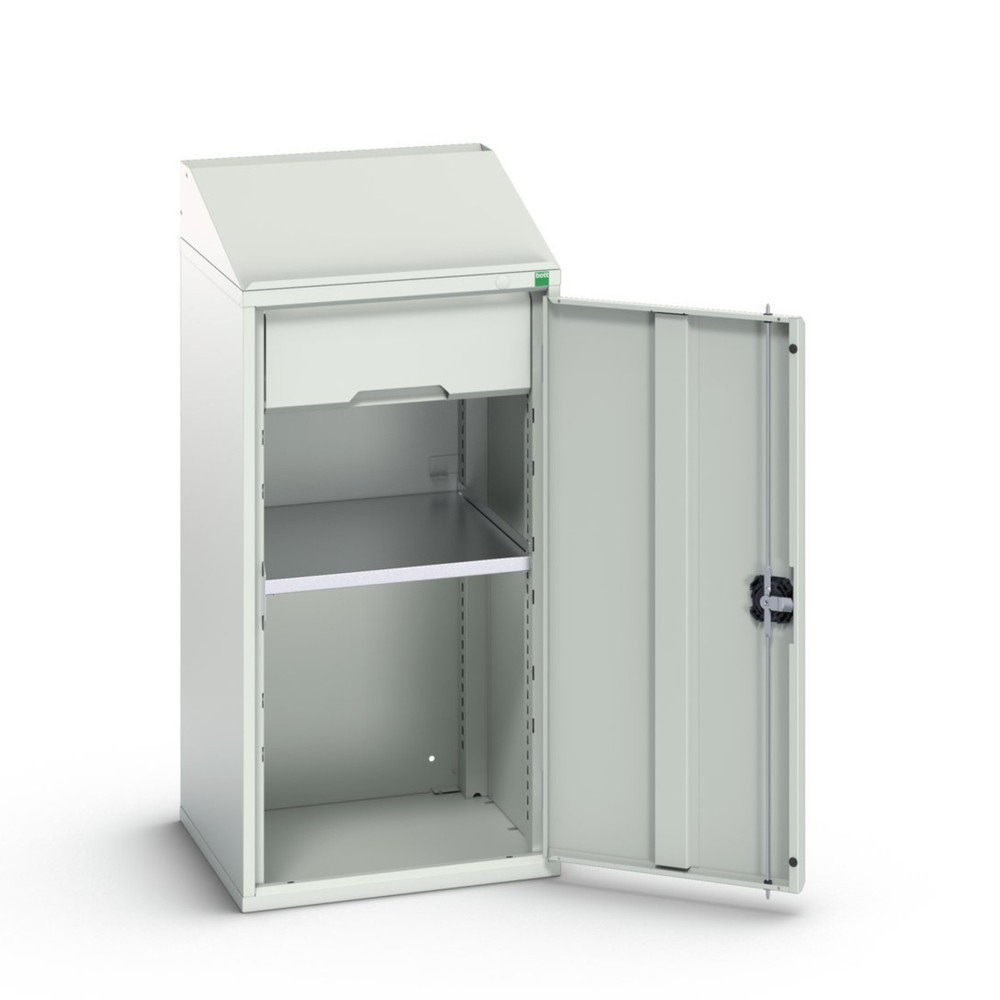 Produktabbildung: bott verso Pultschrank, mit 1 Fachboden und 1 Schublade, BxTxH: 525 x 550 x 1130 mm