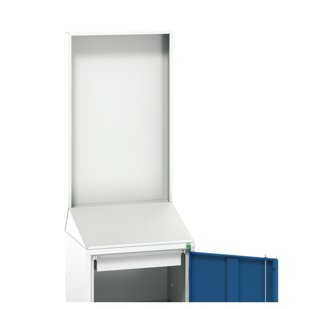 Produktabbildung: bott verso Rückwand, für Pultschrank, BxTxH: 525 x 75 x 870 mm