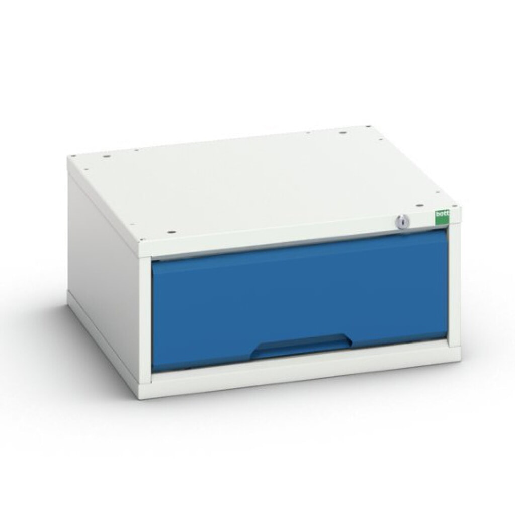 Produktabbildung: bott verso Schubladenschrank, mit 1 Schublade, BxTxH: 525 x 550 x 250 mm