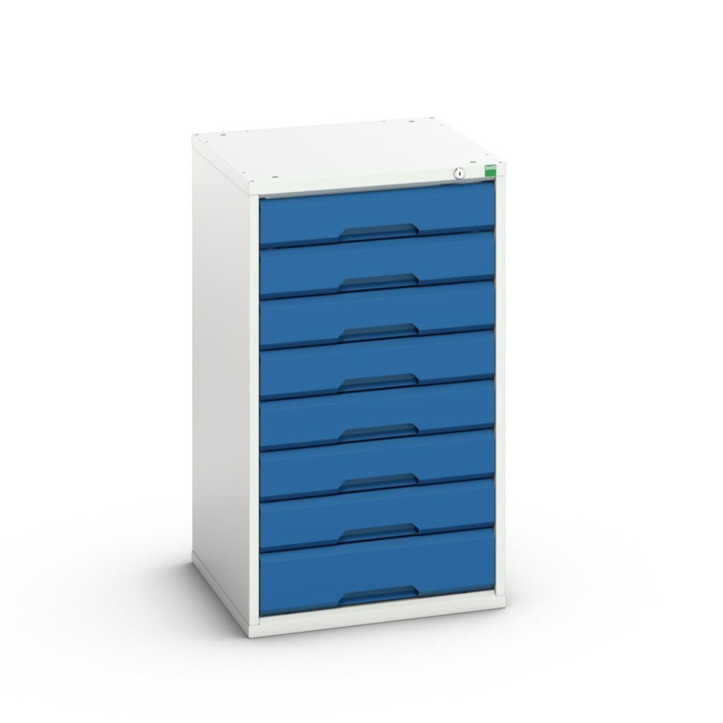 bott verso Schubladenschrank, mit 8 Schubladen, BxTxH: 525 x 550 x 900 mm Produktabbildung: bott verso Schubladenschrank, mit 8 Schubladen, BxTxH: 525 x 550 x 900 mm