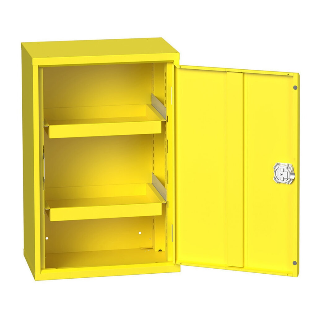 Produktabbildung: bott verso Chemikalienschrank, mit 2 Auffangwannen, HxBxT 800 x 525 x 350 mm