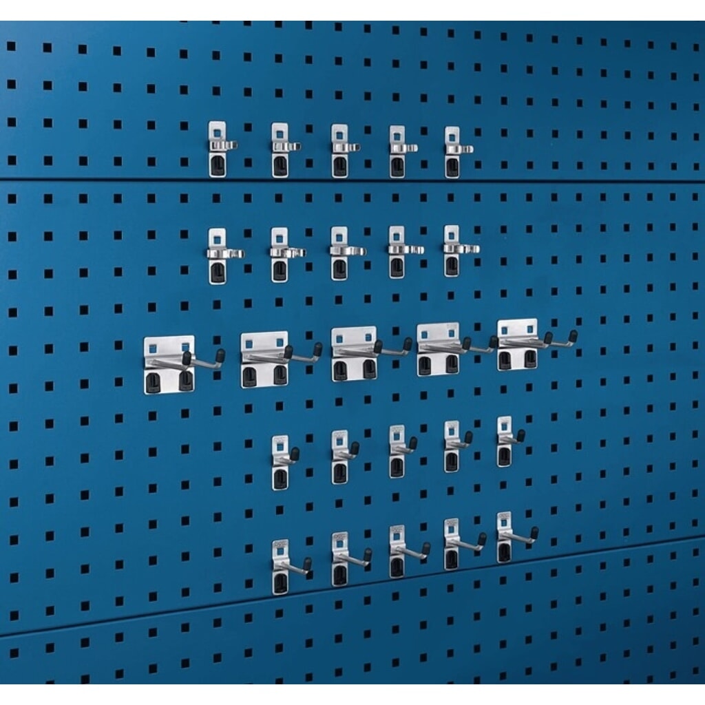 Produktabbildung: bott Werkzeughalter, 15 Haken/10 Klemmen 25-tlg., BxHmm