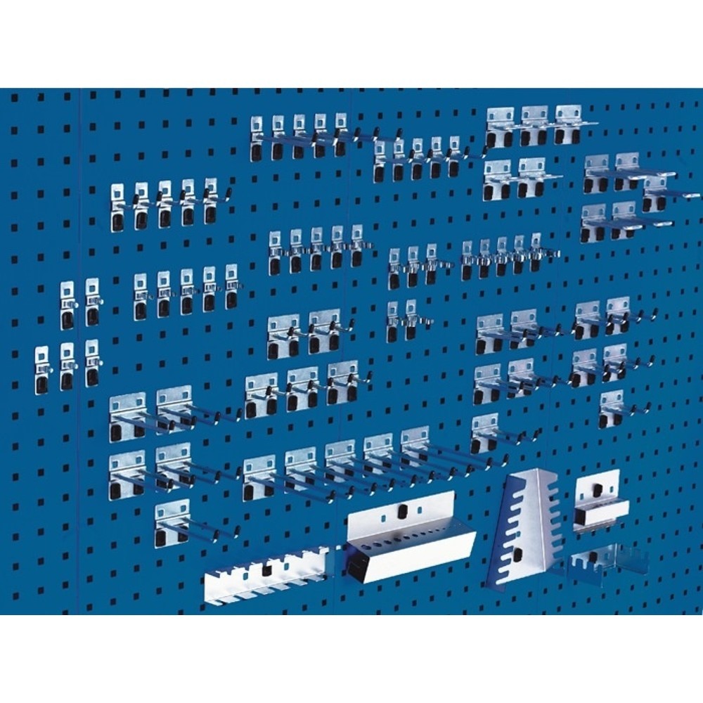 Produktabbildung: bott Werkzeughalter, 15 Haken/25 Doppelhaken/40 div. Halter 8, BxHmm