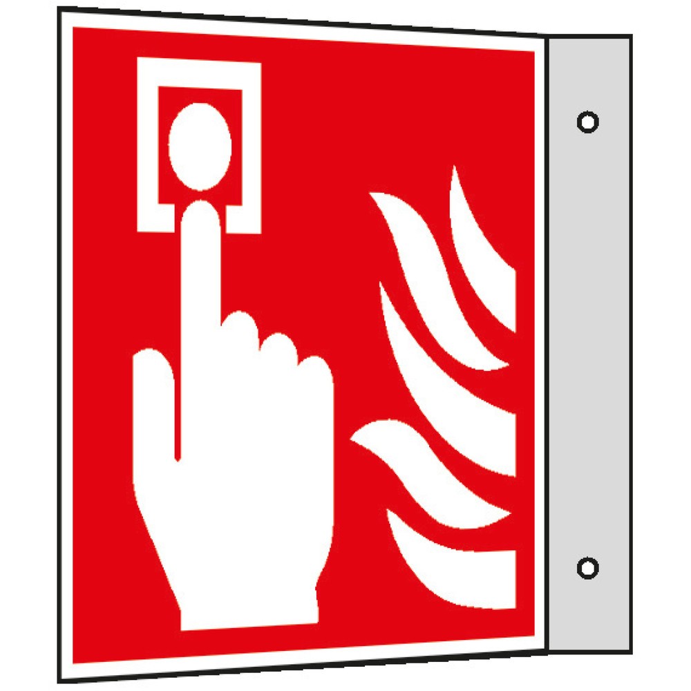 Produktabbildung: Brandmelder (manuell), Fahne, HxB 150 x 150 mm