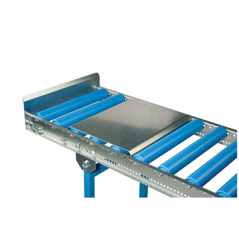 Produktabbildung: Bremsblech für BLUME Leicht-Rollenbahn, Bahnbreite 300 mm - 500 mm, Achsabstand 62,5 mm