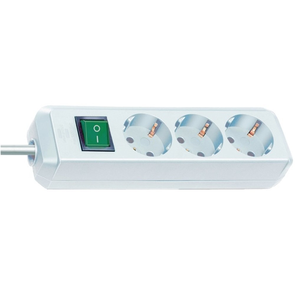 Produktabbildung: brennenstuhl Steckdosenleiste Eco Line, Steckdosen 3, 16 A 250 V, 1,5 m H05VV-F 3 x 1,5 mm²