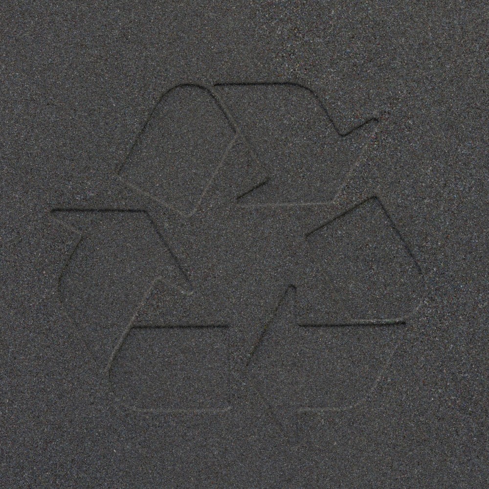Produktabbildung Nr. 9: BRICKBIN Abfallbehälter für Plastik, aus recyceltem Kunststoff, 65 Liter, quadratisch, grau/orange