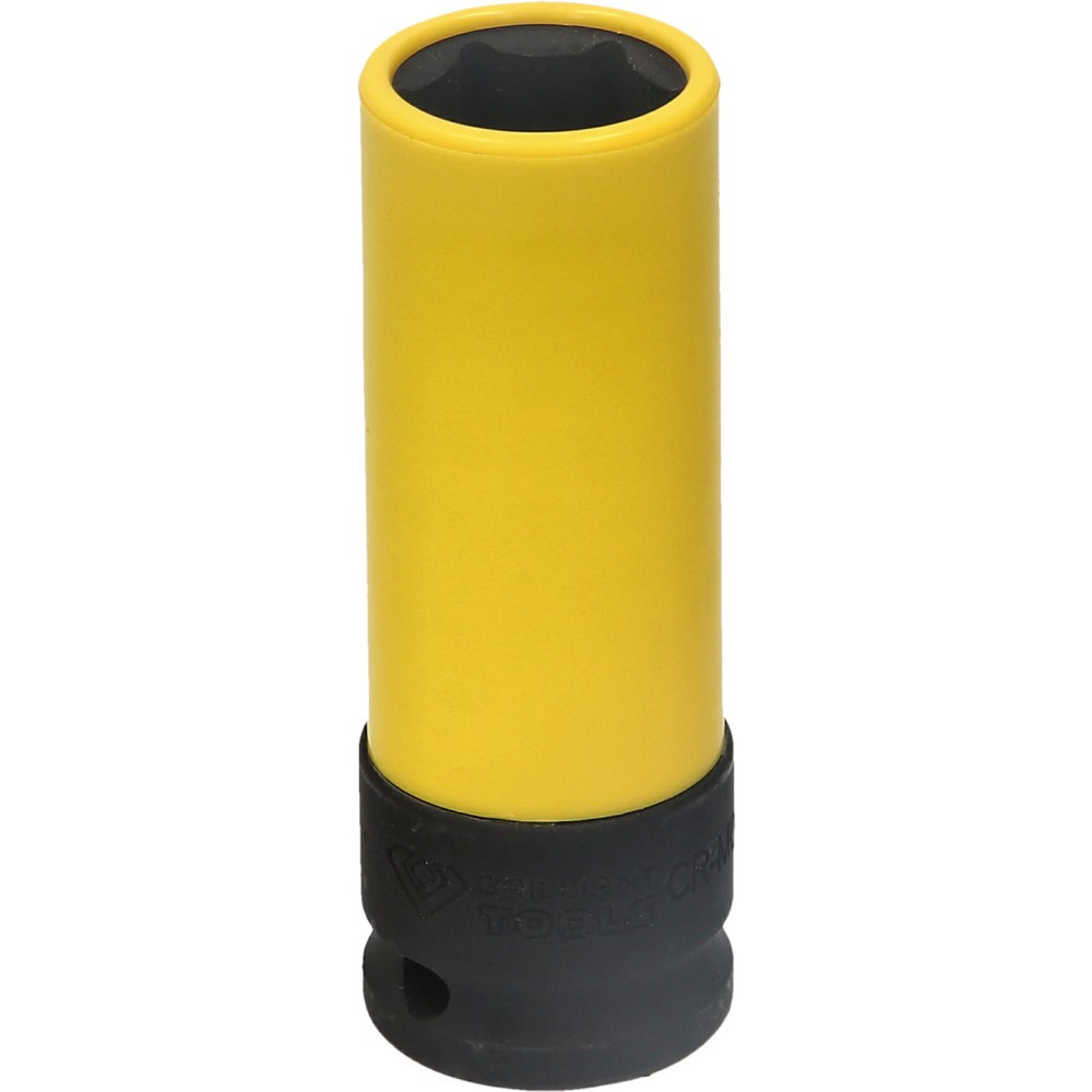 Produktabbildung: BRILLIANT TOOLS 1/2" Alu-Felgen-Kraft-Stecknuss, 19 mm