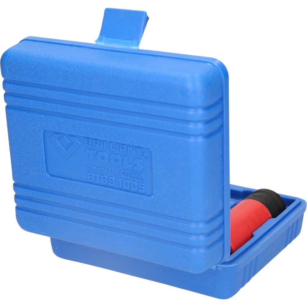 Produktabbildung Nr. 3: BRILLIANT TOOLS 1/2" Alu-Felgen-Kraft-Stecknuss-Satz, 17 / 19 / 21 mm, 3-tlg