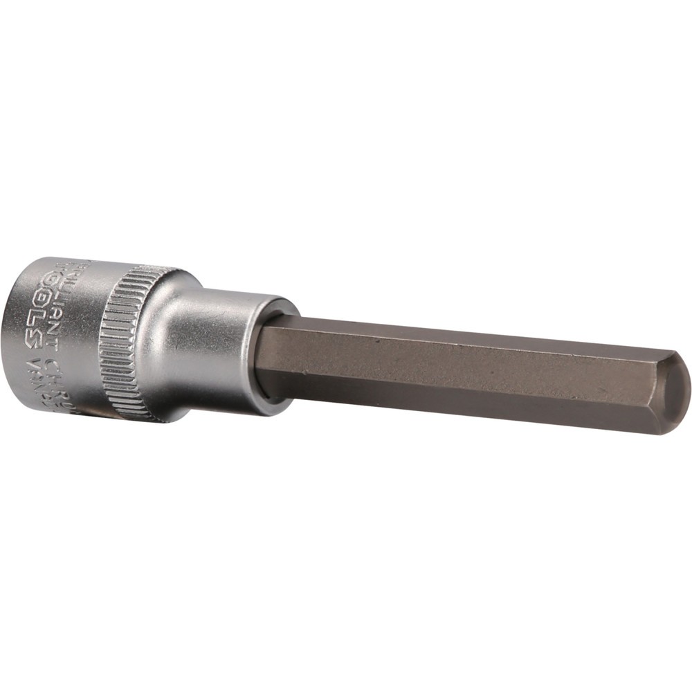 Produktabbildung Nr. 5: BRILLIANT TOOLS 1/2" Innensechskant Bit-Stecknuss, 100 mm lang, 10 mm