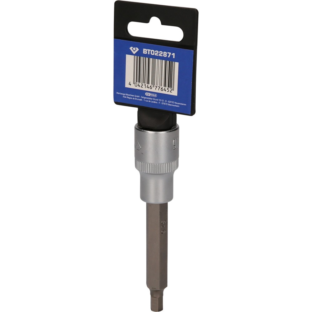 Produktabbildung Nr. 7: BRILLIANT TOOLS 1/2" Innensechskant Bit-Stecknuss, 100 mm lang, 6 mm