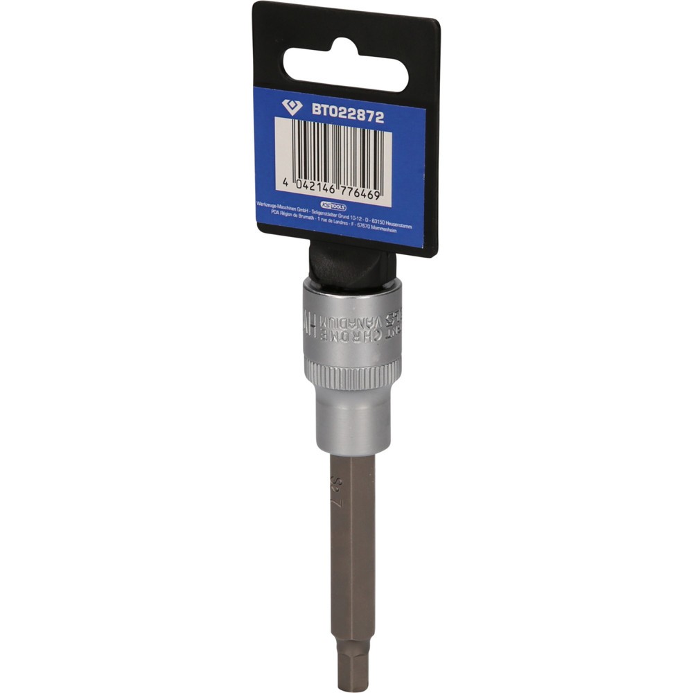 Produktabbildung Nr. 7: BRILLIANT TOOLS 1/2" Innensechskant Bit-Stecknuss, 100 mm lang, 7 mm