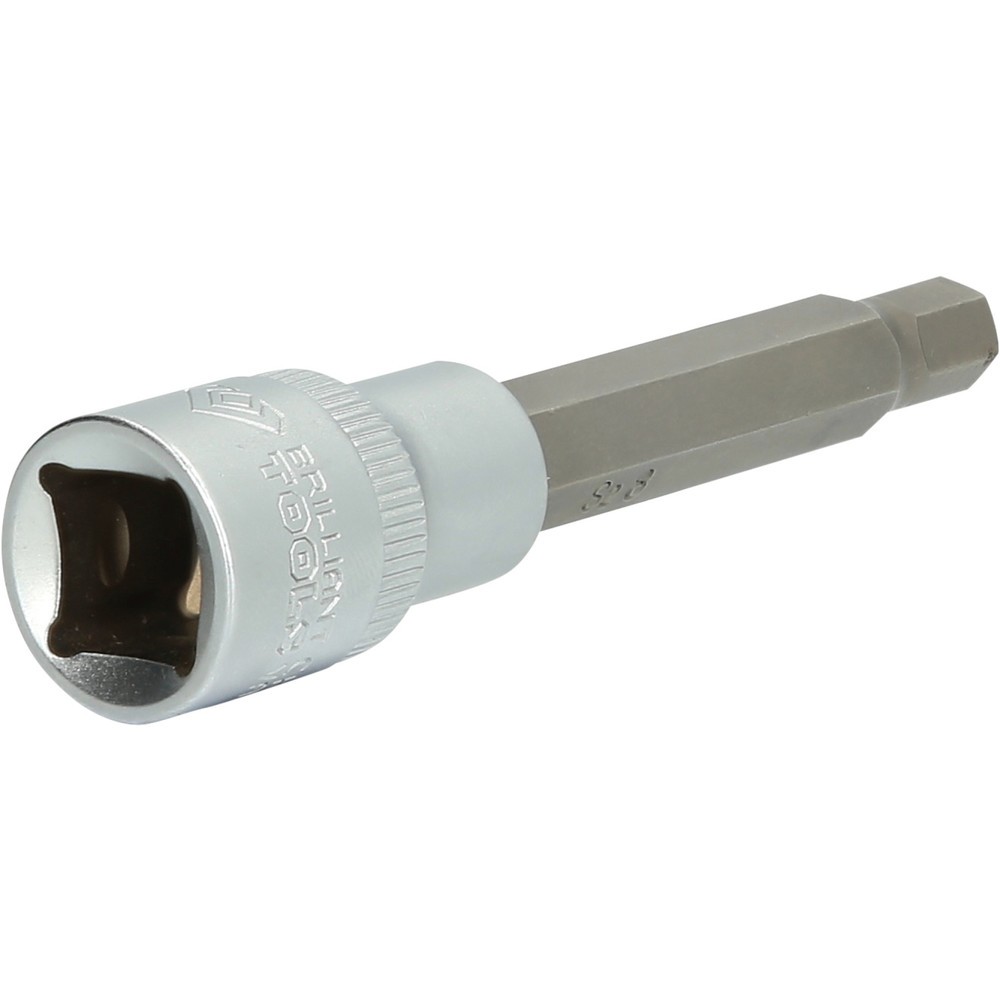 Produktabbildung Nr. 4: BRILLIANT TOOLS 1/2" Innensechskant Bit-Stecknuss, 100 mm lang, 8 mm