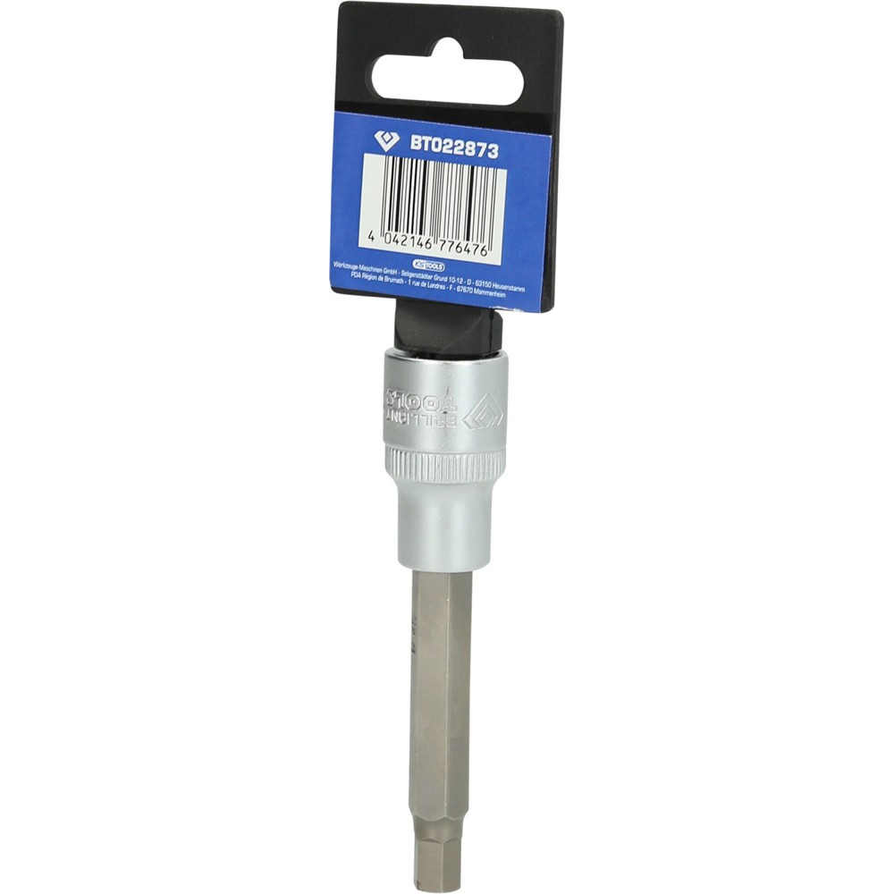 Produktabbildung Nr. 7: BRILLIANT TOOLS 1/2" Innensechskant Bit-Stecknuss, 100 mm lang, 8 mm