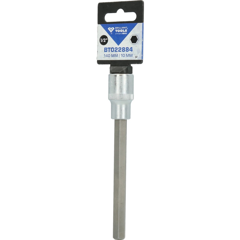Produktabbildung Nr. 5: BRILLIANT TOOLS 1/2" Innensechskant Bit-Stecknuss, 140 mm lang, 10 mm