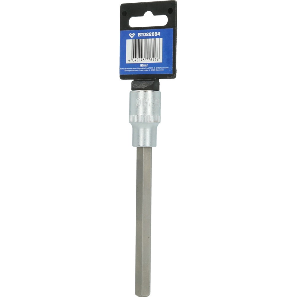 Produktabbildung Nr. 7: BRILLIANT TOOLS 1/2" Innensechskant Bit-Stecknuss, 140 mm lang, 10 mm