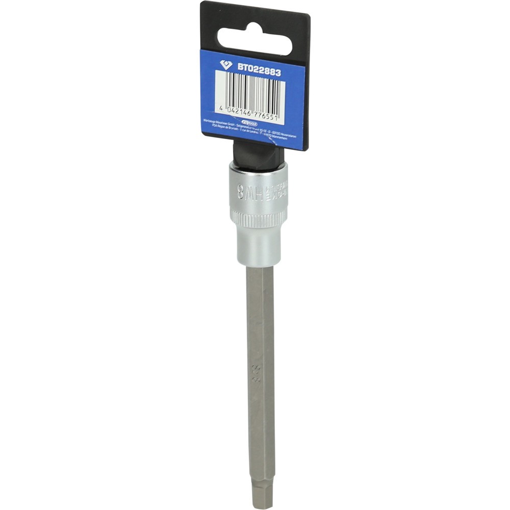 Produktabbildung Nr. 7: BRILLIANT TOOLS 1/2" Innensechskant Bit-Stecknuss, 140 mm lang, 8 mm