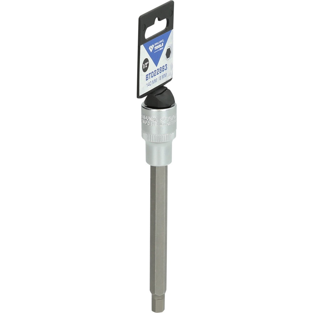 Produktabbildung Nr. 8: BRILLIANT TOOLS 1/2" Innensechskant Bit-Stecknuss, 140 mm lang, 8 mm