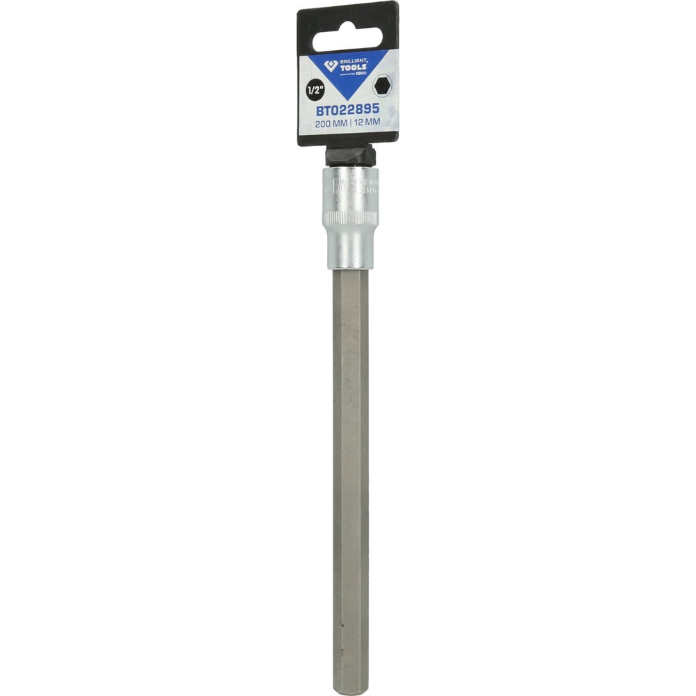 Produktabbildung Nr. 5: BRILLIANT TOOLS 1/2" Innensechskant Bit-Stecknuss, 200 mm lang, 12 mm