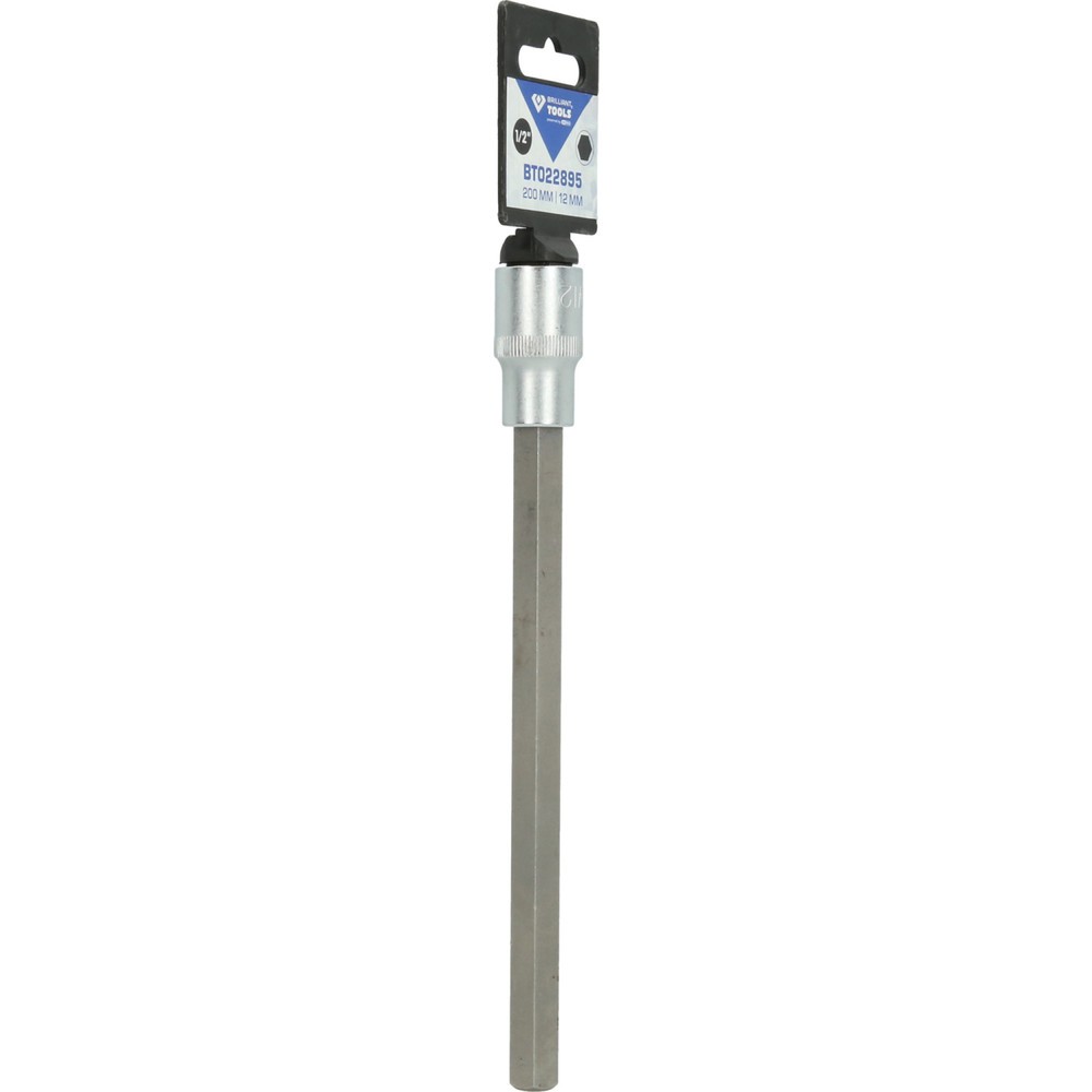 Produktabbildung Nr. 8: BRILLIANT TOOLS 1/2" Innensechskant Bit-Stecknuss, 200 mm lang, 12 mm