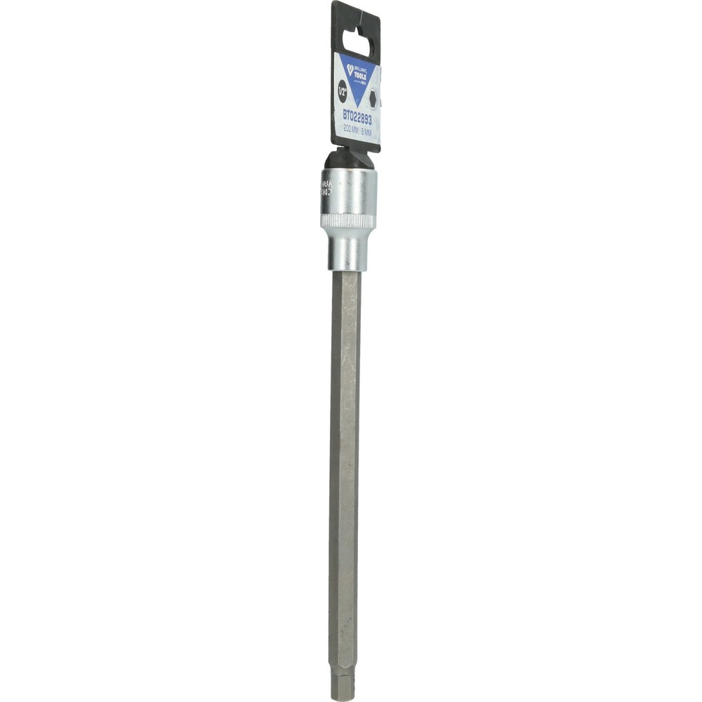 Produktabbildung Nr. 9: BRILLIANT TOOLS 1/2" Innensechskant Bit-Stecknuss, 200 mm lang, 8 mm