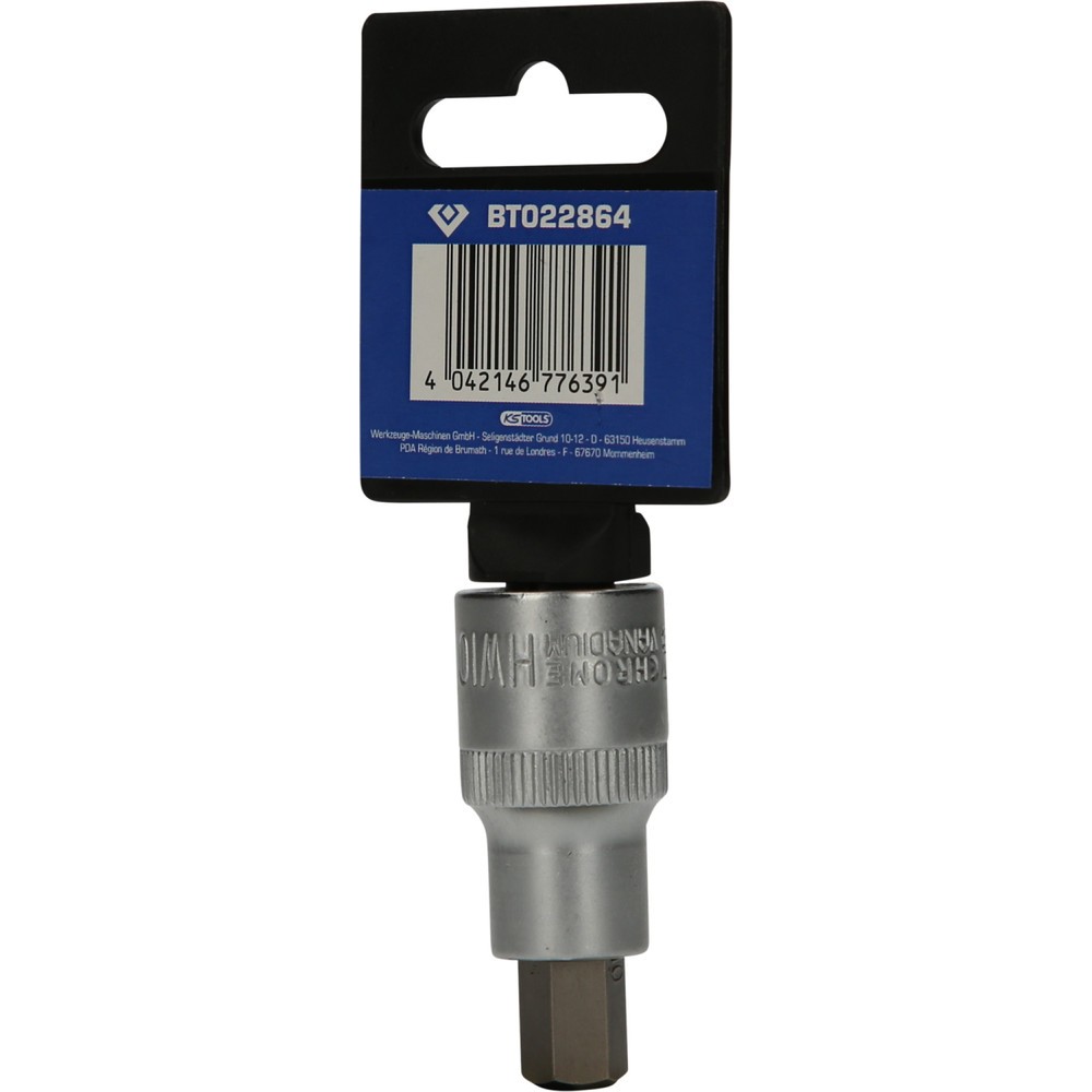 Produktabbildung Nr. 7: BRILLIANT TOOLS 1/2" Innensechskant Bit-Stecknuss, 55 mm lang, 10 mm
