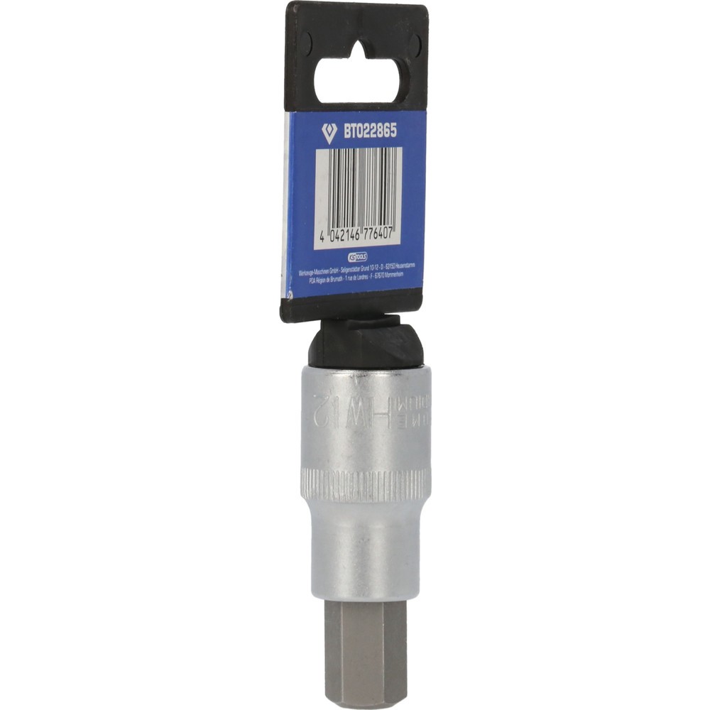 Produktabbildung Nr. 7: BRILLIANT TOOLS 1/2" Innensechskant Bit-Stecknuss, 55 mm lang, 12 mm