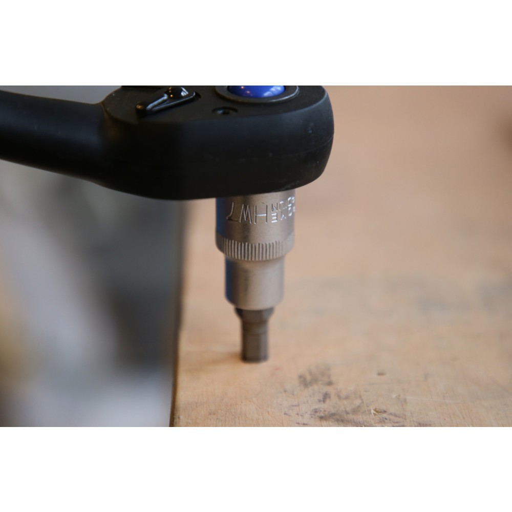 Produktabbildung Nr. 12: BRILLIANT TOOLS 1/2" Innensechskant Bit-Stecknuss, 55 mm lang, 7 mm