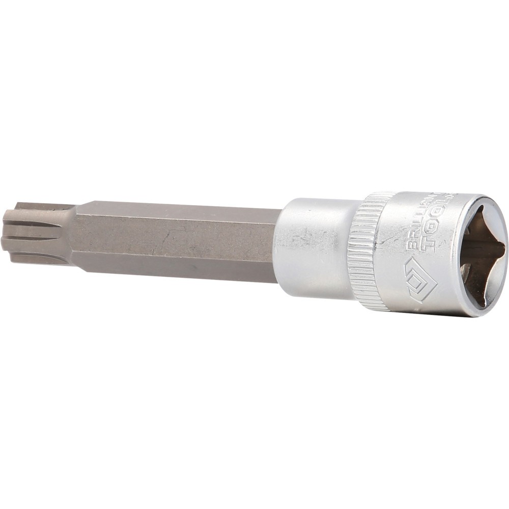 Produktabbildung Nr. 3: BRILLIANT TOOLS 1/2" RIBE-Bit-Stecknuss, 100 mm lang, M12