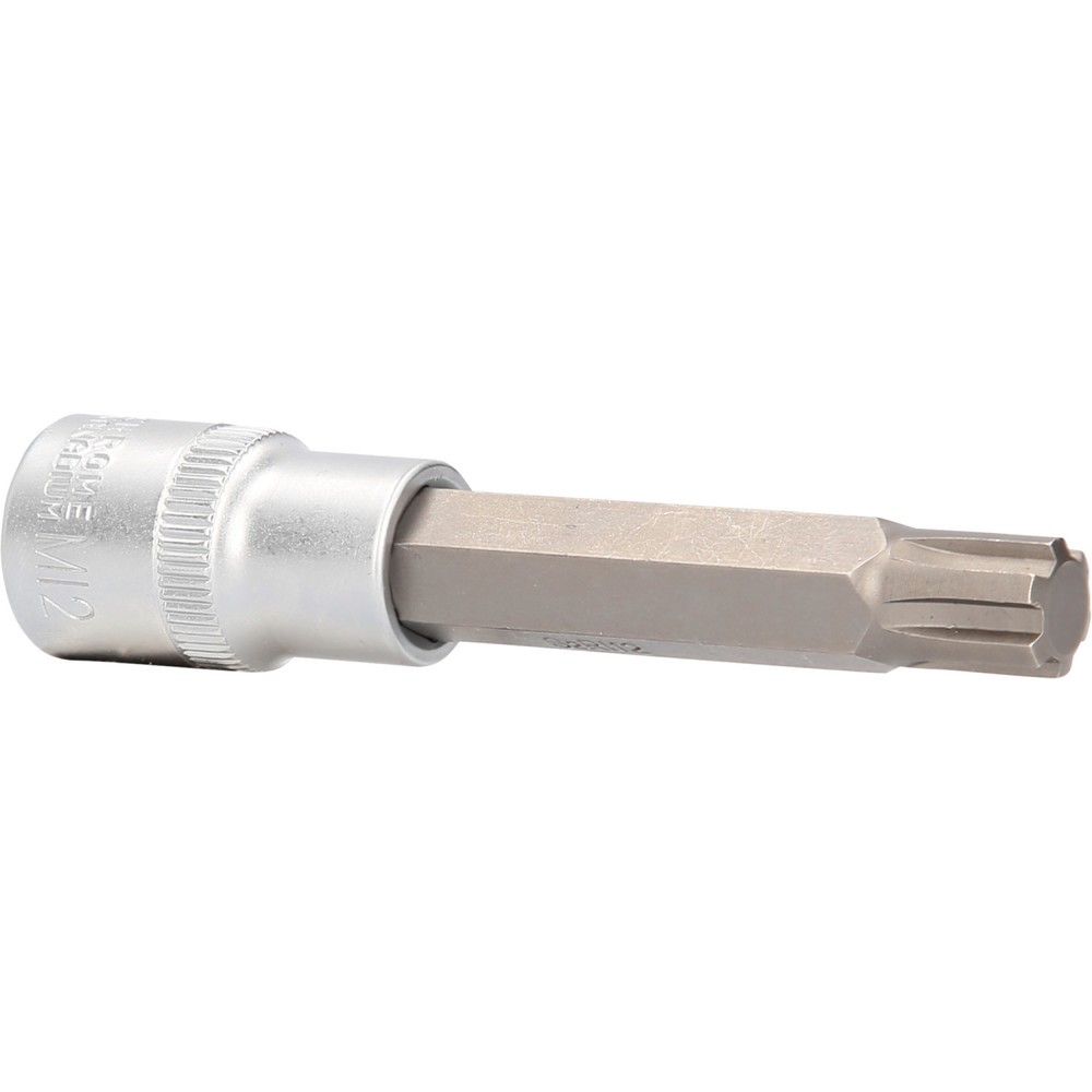 Produktabbildung: BRILLIANT TOOLS 1/2" RIBE-Bit-Stecknuss, 100 mm lang, M12