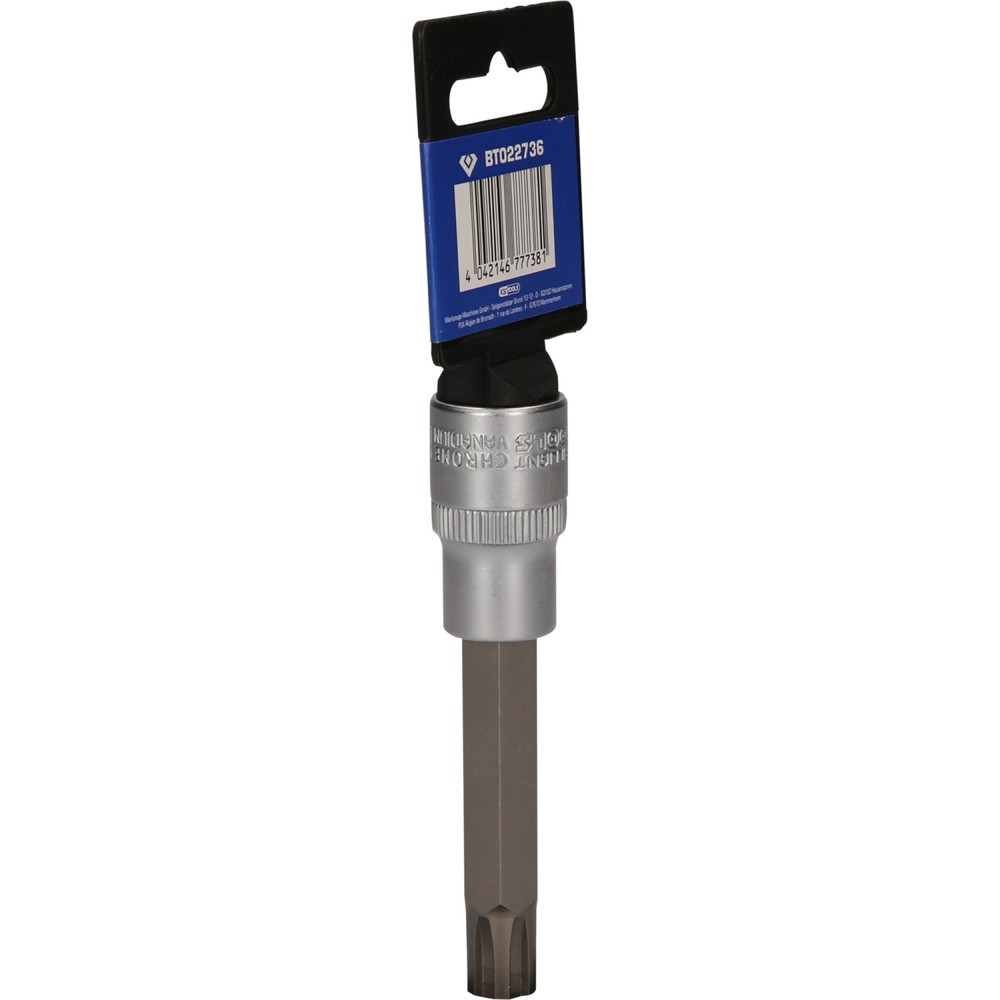 Produktabbildung Nr. 6: BRILLIANT TOOLS 1/2" RIBE-Bit-Stecknuss, 100 mm lang, M12