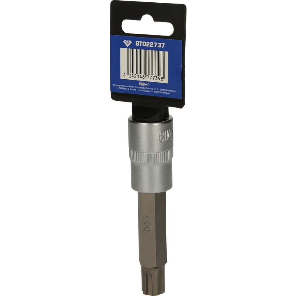 Produktabbildung Nr. 7: BRILLIANT TOOLS 1/2" RIBE-Bit-Stecknuss, 100 mm lang, M13