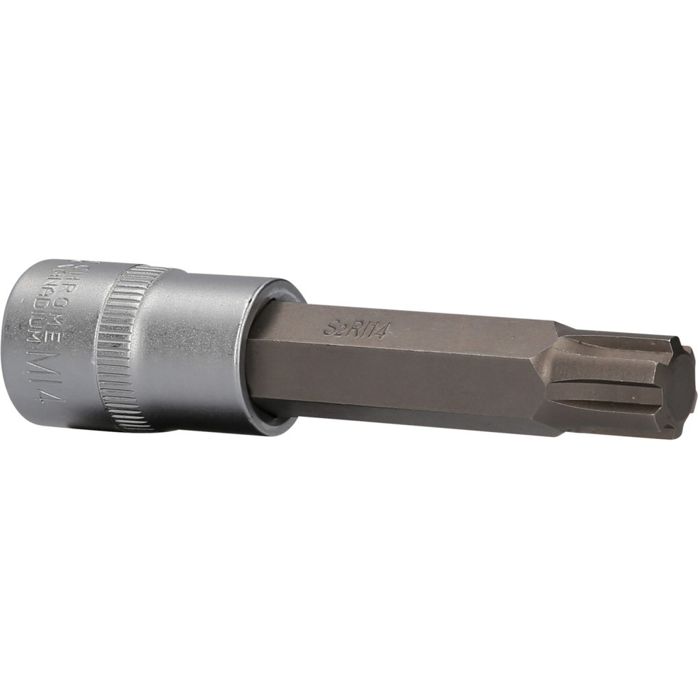Produktabbildung: BRILLIANT TOOLS 1/2" RIBE-Bit-Stecknuss, 100 mm lang, M14
