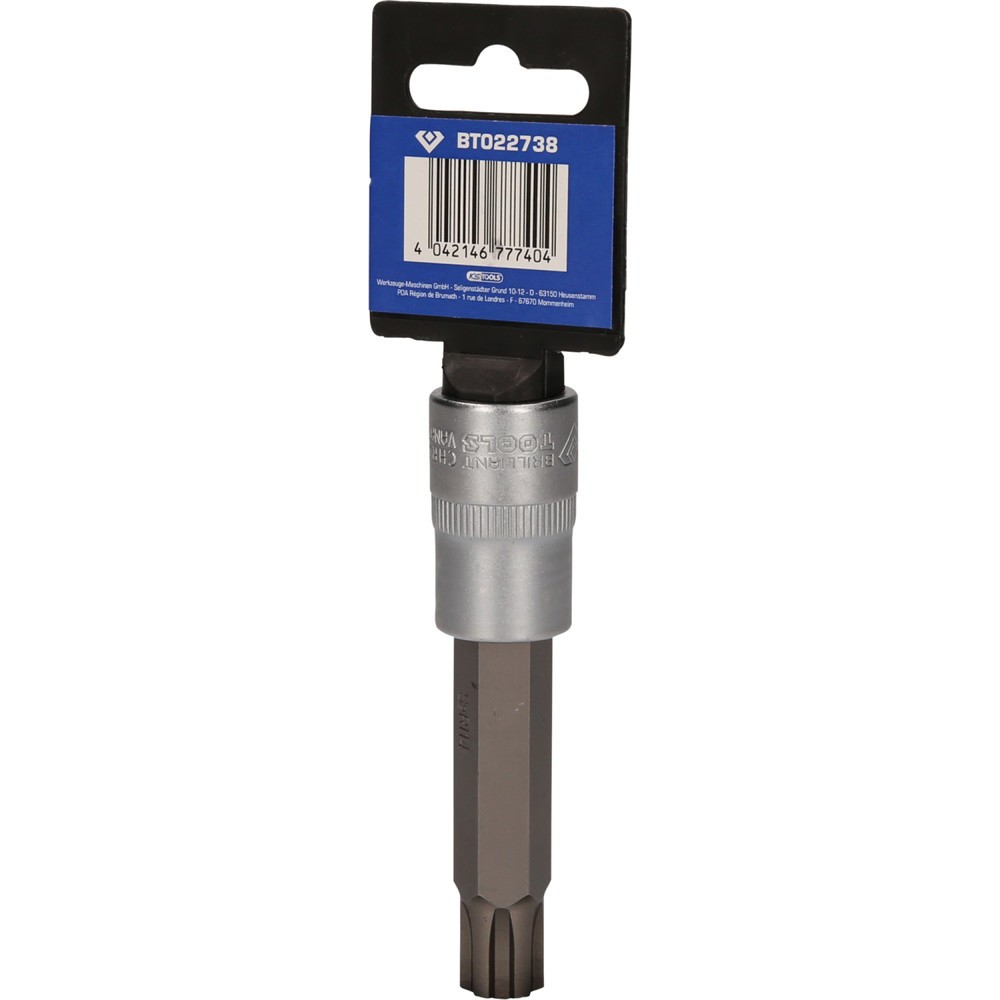 Produktabbildung Nr. 7: BRILLIANT TOOLS 1/2" RIBE-Bit-Stecknuss, 100 mm lang, M14