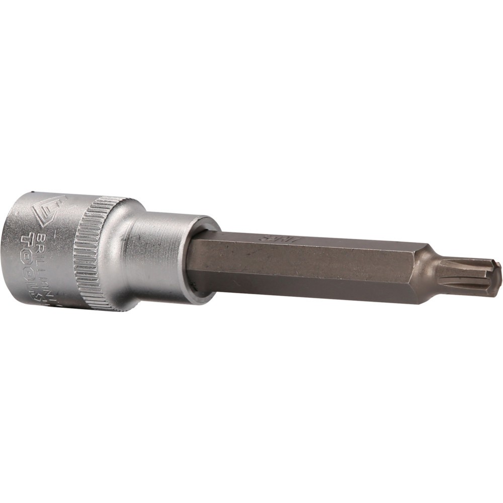 Produktabbildung: BRILLIANT TOOLS 1/2" RIBE-Bit-Stecknuss, 100 mm lang, M7