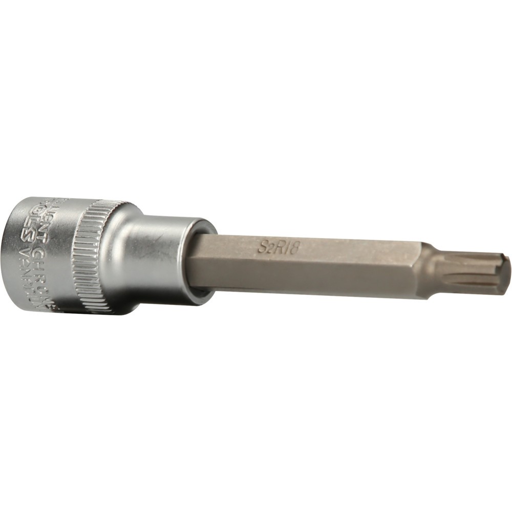 Produktabbildung: BRILLIANT TOOLS 1/2" RIBE-Bit-Stecknuss, 100 mm lang, M8
