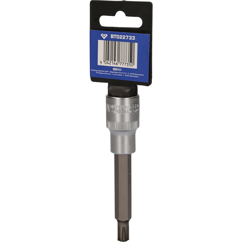 Produktabbildung Nr. 7: BRILLIANT TOOLS 1/2" RIBE-Bit-Stecknuss, 100 mm lang, M8